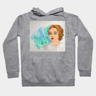 Indian Summers Watercolor Painting Hoodie